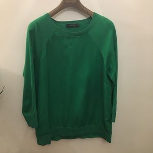 Limited Green 3/4 sleeve sweater
